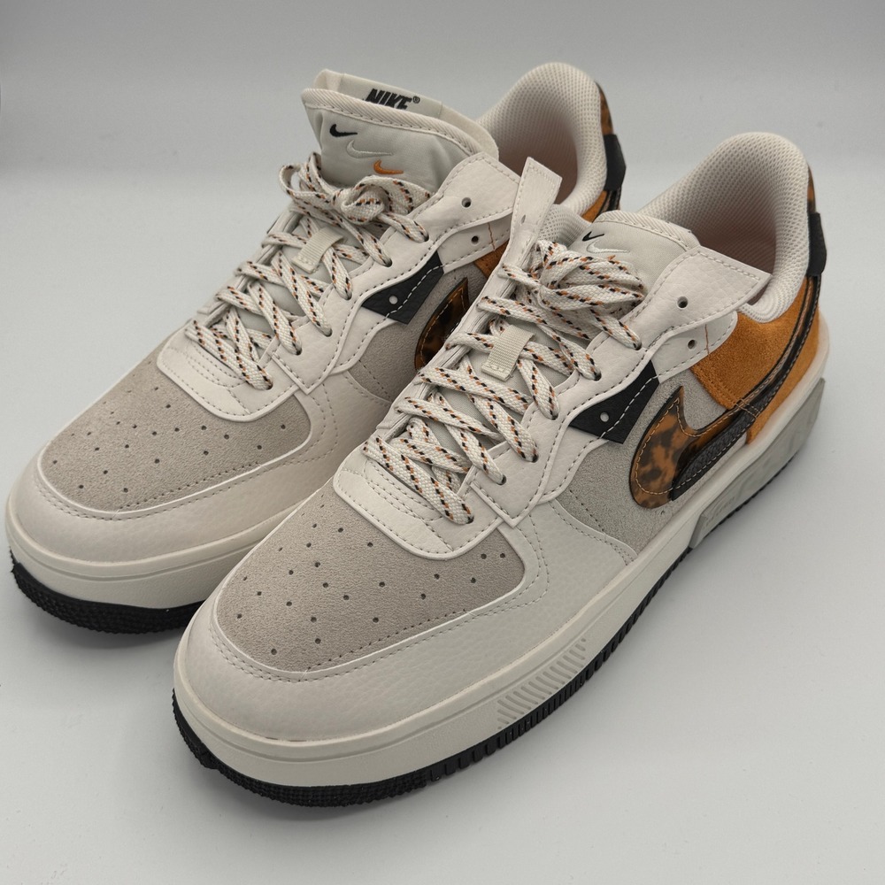 Nike Air Force 1 Fontanka Phantom Magma Orange Tortoise DR0151-001 Mens 11.5